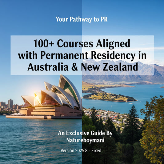 100+ Courses for PR in Australia & New Zealand: A Guide by natureboymani