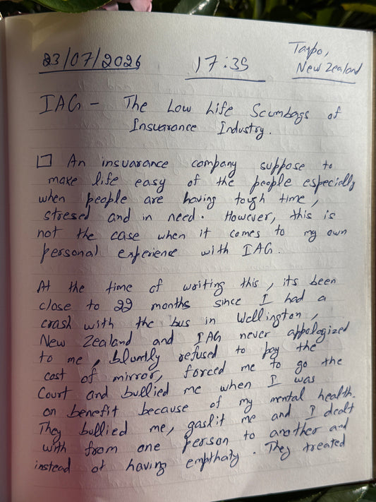 How New Zealand’s Largest Insurer IAG Failed an Everyday Kiwi: The 22-Month Receipts